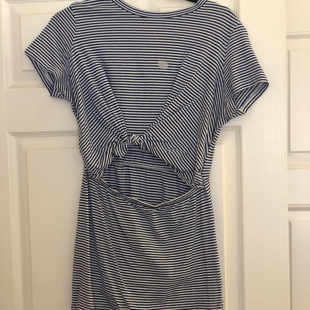 F21 Cut-Out Sailor Dress